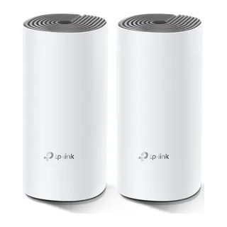 TP-LINK DECO-E4, AC1200, İkili Mesh, 1200Mbps, Dual Band, 2Port Megabit Lan, 260m2 Çekim Alanı, Router, Geniş Alan İnternet Ağı Sağlayıcısı