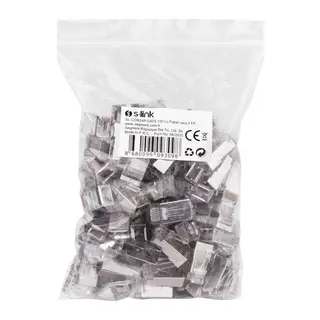 S-LINK SL-COB24P, RJ45, Yeni Nesil JAC, UTP, CAT6, Metal (100lü PAKET)