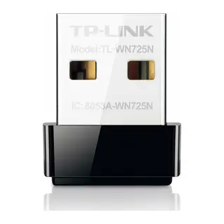 TP-LINK TL-WN725N, 150Mbps, 2.4 Ghz, Dahili Anten, Mini Tasarım, USB2.0, WIRELESS ETHERNET
