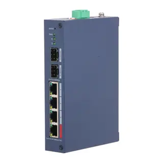 DAHUA CHS4206-4ET-90, 4 Port, Megabit, PoE 90W, 2 Port SFP, Cloud Yönetilebilir, Switch