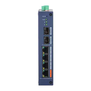DAHUA CHS4206-4GT-60, 4 Port, Gigabit, PoE 60W, 2 Port SFP, Cloud Yönetilebilir, Switch