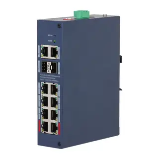 DAHUA CHS4212-8GT-110, 8 Port, Gigabit, PoE 110W, 2 Port Uplink, 2 Port SFP, Cloud Yönetilebilir, Switch