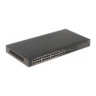 DAHUA CS4226-24ET-375, 24Port, Megabit, PoE 375W, 2 Port Gigabit Lan, 2 Port SFP Gigabit Combo, Cloud Yönetilebilir, Switch