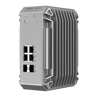 RUIJIE REYEE RG-NIS3100-4GT2SFP-HP 4 Port GigaBit PoE, 120W, 2Port SFP, Endüstriyel Switch