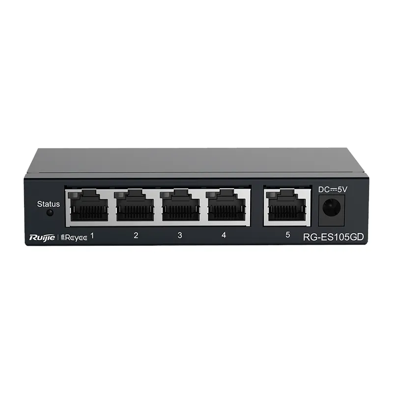 RUIJIE REYEE RG-ES105GD 5 Port GigaBit Switch Metal Kasa