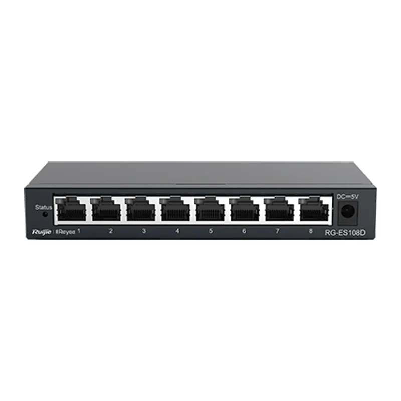 RUIJIE REYEE RG-ES108GD 8 Port GigaBit Switch Metal Kasa