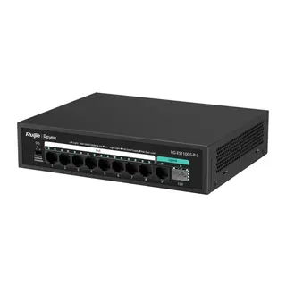 RUIJIE REYEE RG-ES110GS-P-L 10 Port, 8 Port Gigabit PoE, 120W, 1 Port SPF, 1 Port Gigabit Uplink, Switch