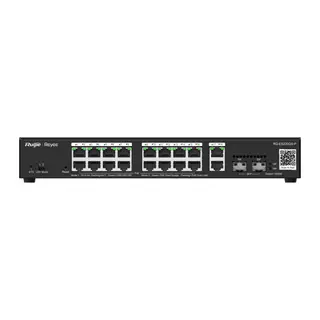 RUIJIE REYEE RG-ES220GS-P 20Port, 16 Port Gigabit PoE, 250W, 2 Port Gİgabit Uplink, 2 Port SFP, Colud Yönetilebilir Switch Metal Kasa