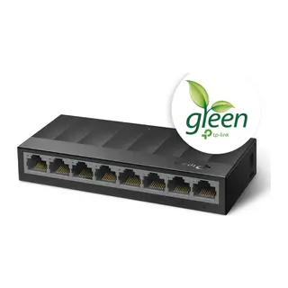 TP-LINK LS1008G, Green Tech, 8 Port GigaBit, Yönetilemez, Masaüstü Switch