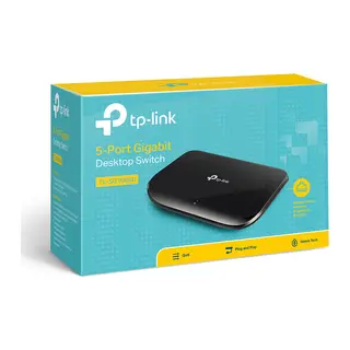 TP-LINK TL-SG1005D, 5 Port, GigaBit, Yönetilemez, Masaüstü Switch