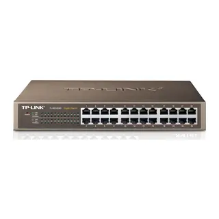 TP-LINK TL-SG1024D, 24 Port, GigaBit, Yönetilemez, Metal Kasa, Rackmount Switch