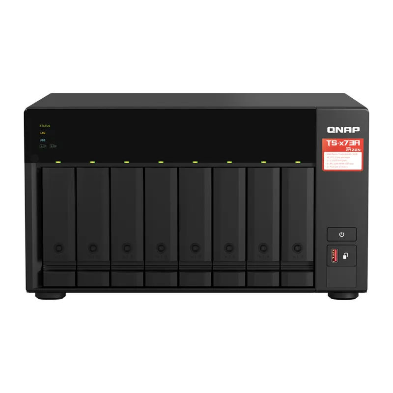 QNAP TurboNAS TS-873A 8Gb Ram 8xYuvalı Tower NAS
