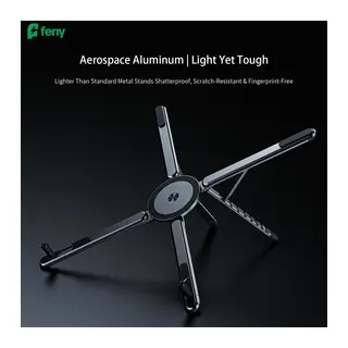 FENY FN-MS10, Magsafe, Dönebilen, Ayarlanabilir, Taşınabilir, Katlanır, Telefon-Tablet-Notebook Uyumlu, 8 Kademeli Ayarlanabilir Yükseklik, Alüminyum Stand