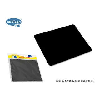 ADDISON 300142, 177x217x2mm, Lüx, Big, MOUSE PAD, (Siyah)