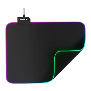 Rampage MP-21, PULSAR M RGB, 252x328x3mm, RGB Led, Gaming, MOUSE PAD (Siyah)