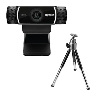 LOGITECH 960-001088, C922, PRO Strem 1080p/30 fps, Otomatik Işık Düzeltimi, Dahili Çift Mikrofonlu, Full HD, Webcam