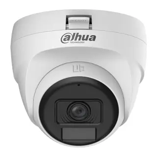 DAHUA HAC-T1A21P-U-IL-A-0280B, 2Mpix, 2.8mm Lens, 25 Mt Gece Görüşü, Smart Dual Light, Dahili Mikrofon, Dome Kamera