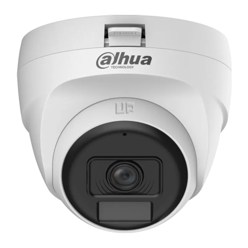 DAHUA HAC-T1A21P-U-IL-A-0280B, 2Mpix, 2.8mm Lens, 25 Mt Gece Görüşü, Smart Dual Light, Dahili Mikrofon, Dome Kamera