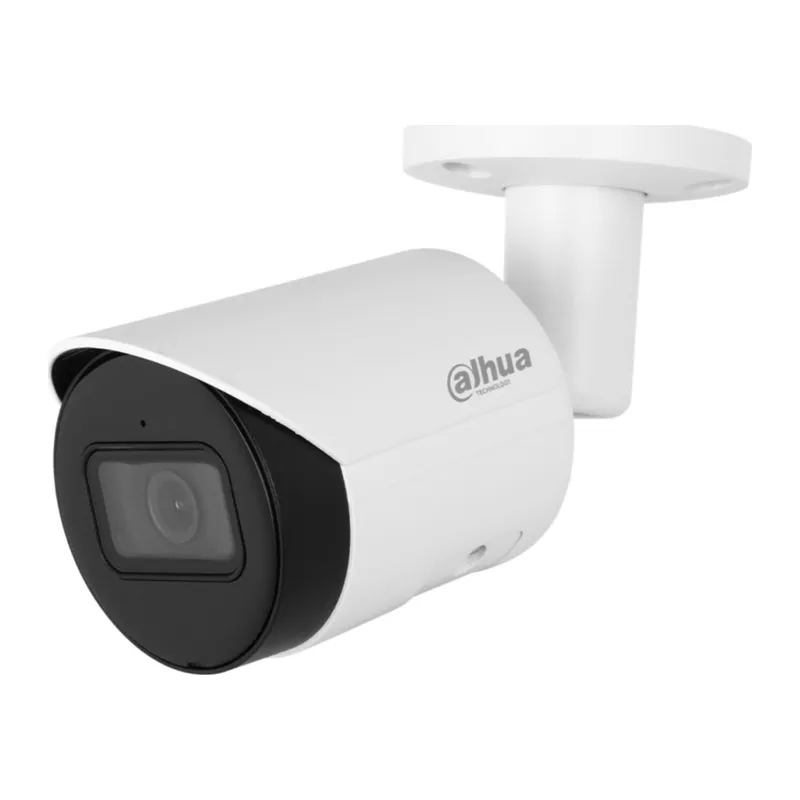 DAHUA IPC-HFW2541S-S-0360B, 5Mpix, 3,6mm Lens, H265+, 30Mt Gece Görüşü, Dahili Mikrofon, Bullet IP Kamera