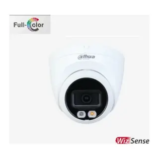 DAHUA IPC-HDW2249T-S-IL, 2Mpix, Full Color, 2,8mm Lens, H265+, 30Mt Gece Görüşü, IP67, Dahili Mikrofon, PoE Dome IP Kamera