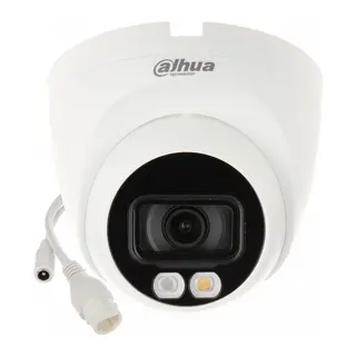 DAHUA IPC-HDW2449T-S-IL, 4Mpix, Full Color, 2,8mm Lens, H265+, 30Mt Gece Görüşü, IP67, Dahili Mikrofon, PoE Dome IP Kamera