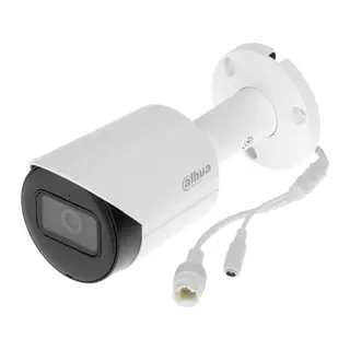 DAHUA IPC-HFW2441S-S-0360B, 4Mpix, 3,6mm Lens, H265+, 30Mt Gece Görüşü, IP67, Dahili Mikrofon, PoE Bullet IP Kamera