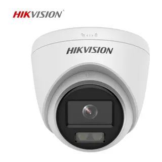 HIKVISION DS-2CD1327G0-LUF 2Mpix, 2,8mm Lens, H265+, 30Mt Gece Görüşü, Dahili Mikrofon, Color Vu Lite, Full Time Color, Dome IP Kamera