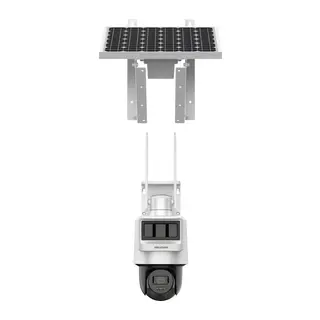HIKVISION DS-2DE2C200IWG-K/4G/C05S10, 2Mpix, 2.8mm, 30Mt Gece Görüşü, Dahili Mikrofon, PIR+RADAR, 4G, Solar PT IP Kamera
