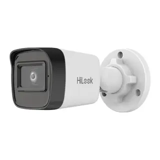HILOOK IPC-B121HE-UC, 2Mpix, 2.8mm Lens, H265+, 20Mt Gece Görüşü, PoE, Dahili Mikrofon, Bullet, IP Kamera