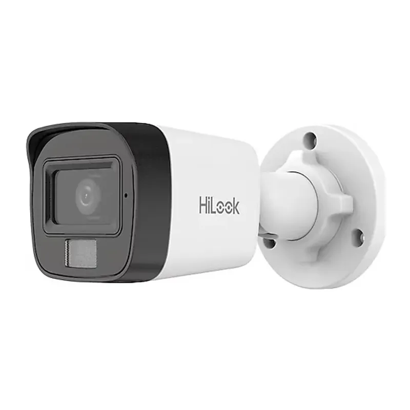 HILOOK IPC-B140HA-LUFC, 4Mpix, 2,8mm Lens, H265+, Dual Light, 20Mt Gece Görüşü, Dahili Mikrofon, IP67, PoE, Bullet, IP Kamera