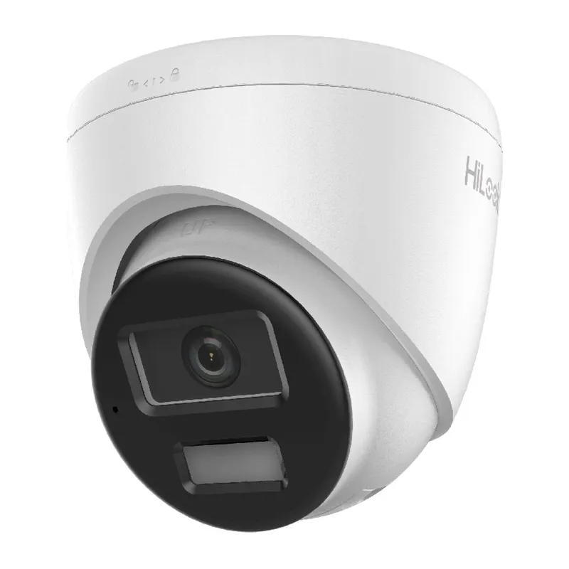 HILOOK IPC-T240HA-LUFC, 4Mpix, 2,8mm Lens, H265+, Dual Light, 30Mt Gece Görüşü, Dahili Mikrofon, IP67, PoE, Dome, IP Kamera