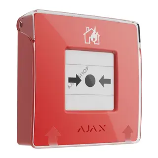 AJAX, Manual Call Point, Kablosuz, KIRBAS BUTONU NC, KIRMIZI