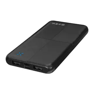 S-LINK IP-G12N, Siyah, 10.000mAh, 2xUSB, 1xMicro USB, 1xType-C, 4 LED Göstergeli, PowerBank