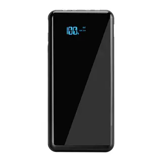 S-LINK IP-G13K, Siyah, 10.000mAh, 1xUSB, 1xMicro USB, 4in1 Kablolu (Type-C, Lightning, Micro ve USB), LCD Göstergeli, PowerBank