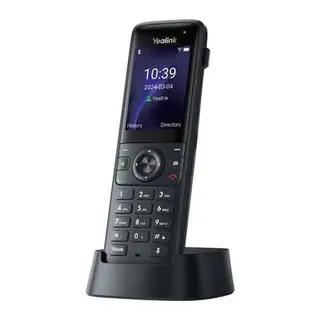 YEALINK AX83H, WiFi, Dect, Kablosuz IP TELEFON, Siyah, 2.4" Renkli Ekran, Bluetooth, 9 Saat Konuşma, 200 Saat Bekleme