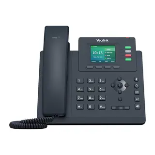 YEALINK SIP-T33G, Masaüstü, Kablolu IP TELEFON, Siyah, 2.4" Renkli Ekran, 2xGigaBit Ethernet Portu, PoE Destekli