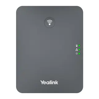 YEALINK W70B, SIP Dect Baz İstasyonu, 10 adede kadar DECT el cihazı desteği, 10 VoIP hesabı desteği, 10/100 Mbps Ethernet portu, PoE destekli