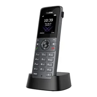 YEALINK W78H, Dect, Kablosuz IP TELEFON, Siyah, 2.4" Renkli Ekran, 30 Saat Konuşma, 400 Saat Bekleme, Bluetooth kablosuz kulaklık desteği