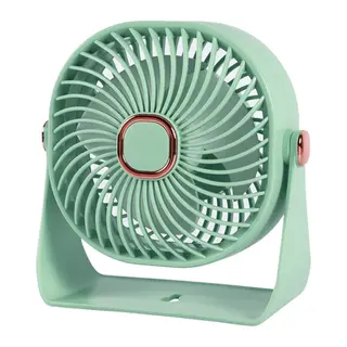 FENY FN-F55, YEŞİL, 3 Kademeli Hız, 4" Kanat, Masaüstü, Dahili 800mAh Bataryalı, Type-C Şarj Girişli, Vantilatör