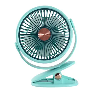 FENY FN-F70, YEŞİL, 3 Kademeli Hız, Mandal Ayak, 360derece Dönüş, 6" Kanat, Masaüstü, Dahili 1800mAh Bataryalı, Type-C Şarj Girişli, Vantilatör