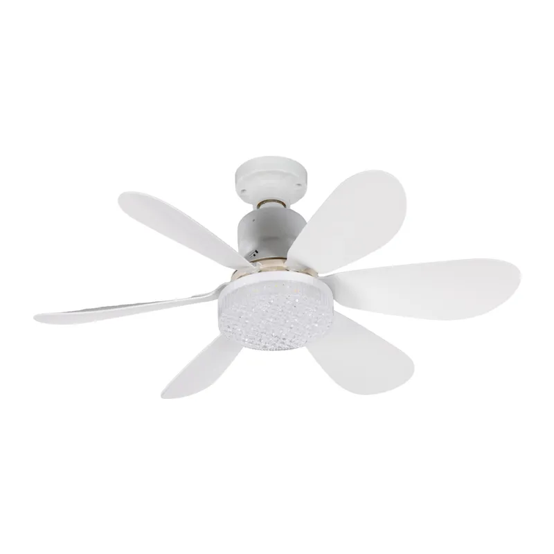 FENY FN-F82, ZEFİRA Crystal, BEYAZ, 3 Kademeli Hız, 30W, 52cm Pervane Çapı, 3 Renk Işık, Ultra Sessiz, Tavan Vantilatörü, Kumandalı, Vantilatör