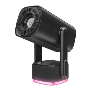 EVEREST PJ08, Siyah, 5200 Lümen, 1280x720, 1xHDMI, 1xUSB, WiFi, Bluetooth, 30.000 Saat Led Ömrü, 6W Speaker, 5200mAh Batarya, Taşınabilir, Android 11, 4K Destekli Projeksiyon Cihazı
