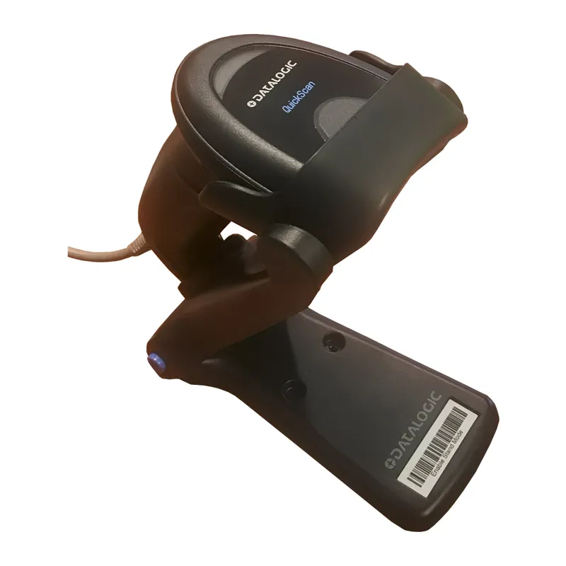 DATALOGIC Quickscan QD2220, EL Tipi, Laser, USB Kablolu, 1D, Barkod Okuyucu (Ayaklı)