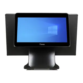 Tiwox TP-7610-D, Intel i7 10.Nesil, 18.5" Ekran, 8GB Ram, 128GB M.2 SSD, Endüstriyel, Dokunmatik Pos PC (çift ekran)