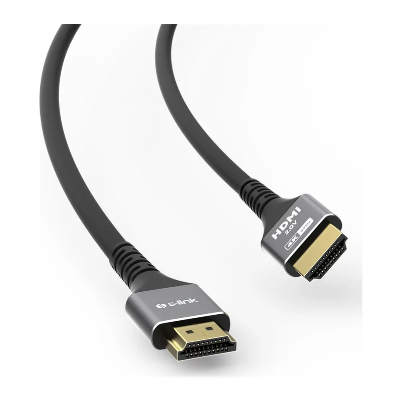 S-LINK SLX-HD4K03, 4K UHD, HDMI v2.0, 3mt. 60Hz. Metal Uçlu, Kablo