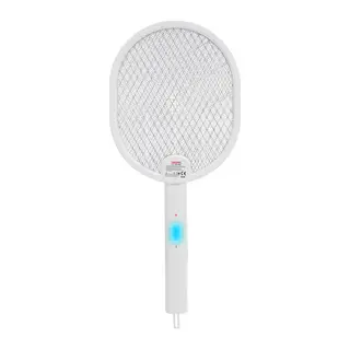 ASONIC AS-A26, Beyaz, 3000V, Raket Tipi, UV Mor Işıklı, 1200mAh, Bataryalı, Şarj Edilebilir, Katlanabilir, Sinek Öldürücü