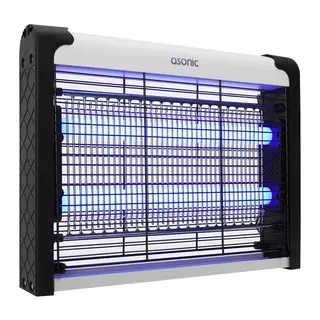 ASONIC AS-A28, Siyah, 4W, 2000V, Masaüstü, Zincir Askılı, 2adet UV Mor Işıklı, Siyah Kasa, Sinek Öldürücü