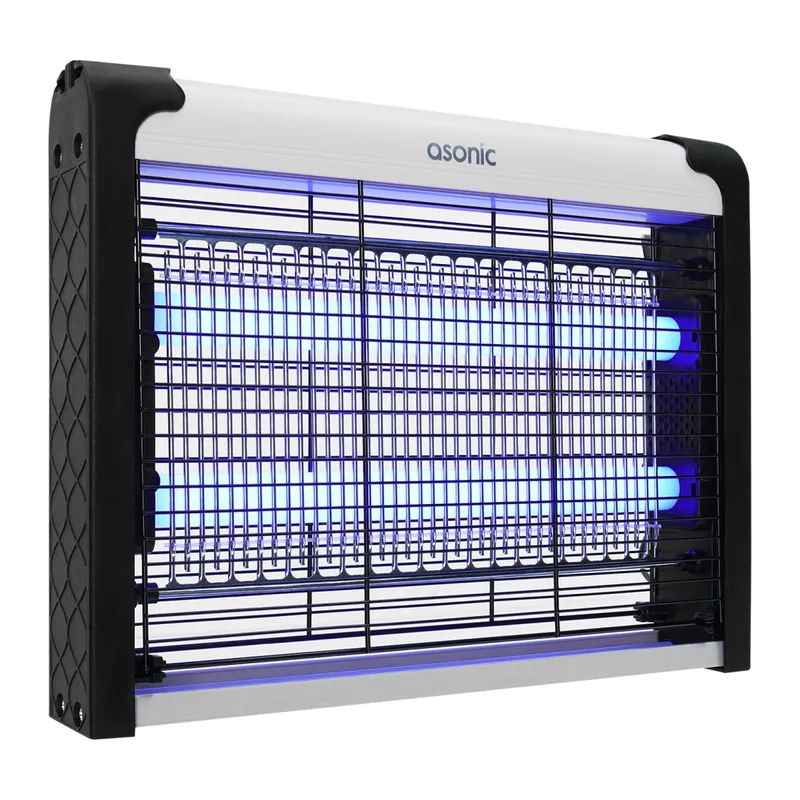 ASONIC AS-A28, Siyah, 4W, 2000V, Masaüstü, Zincir Askılı, 2adet UV Mor Işıklı, Siyah Kasa, Sinek Öldürücü