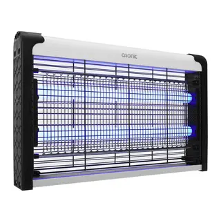 ASONIC AS-A29, Siyah, 6W, 2000V, Masaüstü, Zincir Askılı, 2adet UV Mor Işıklı, Siyah Kasa, Sinek Öldürücü