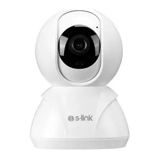 S-LINK SL-IND02, Ev/Bebek Güvenlik Kamerası, WiFi, 2Mpix, 3.6mm Lens, 10m. Gece Görüşü, Hareket algılama, İki Yönlü Ses, Micro SD Kartlı, TUYA Yazılım
